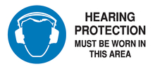 Mandatory - Hearing Protection Must be Worn in this Area